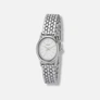 Regal damklocka silver/vit - 22x26 mm