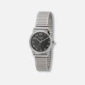 Regal damklocka silver/svart, flexband