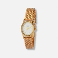 Regal damklocka guld/vit - 22x26 mm