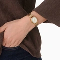 Regal damklocka guld/vit - 22x26 mm
