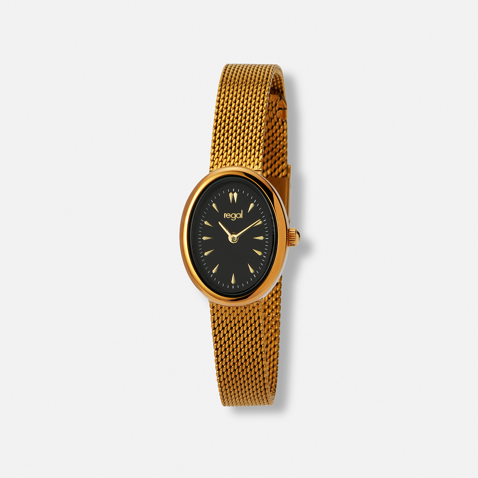 Regal damklocka guld/svart -