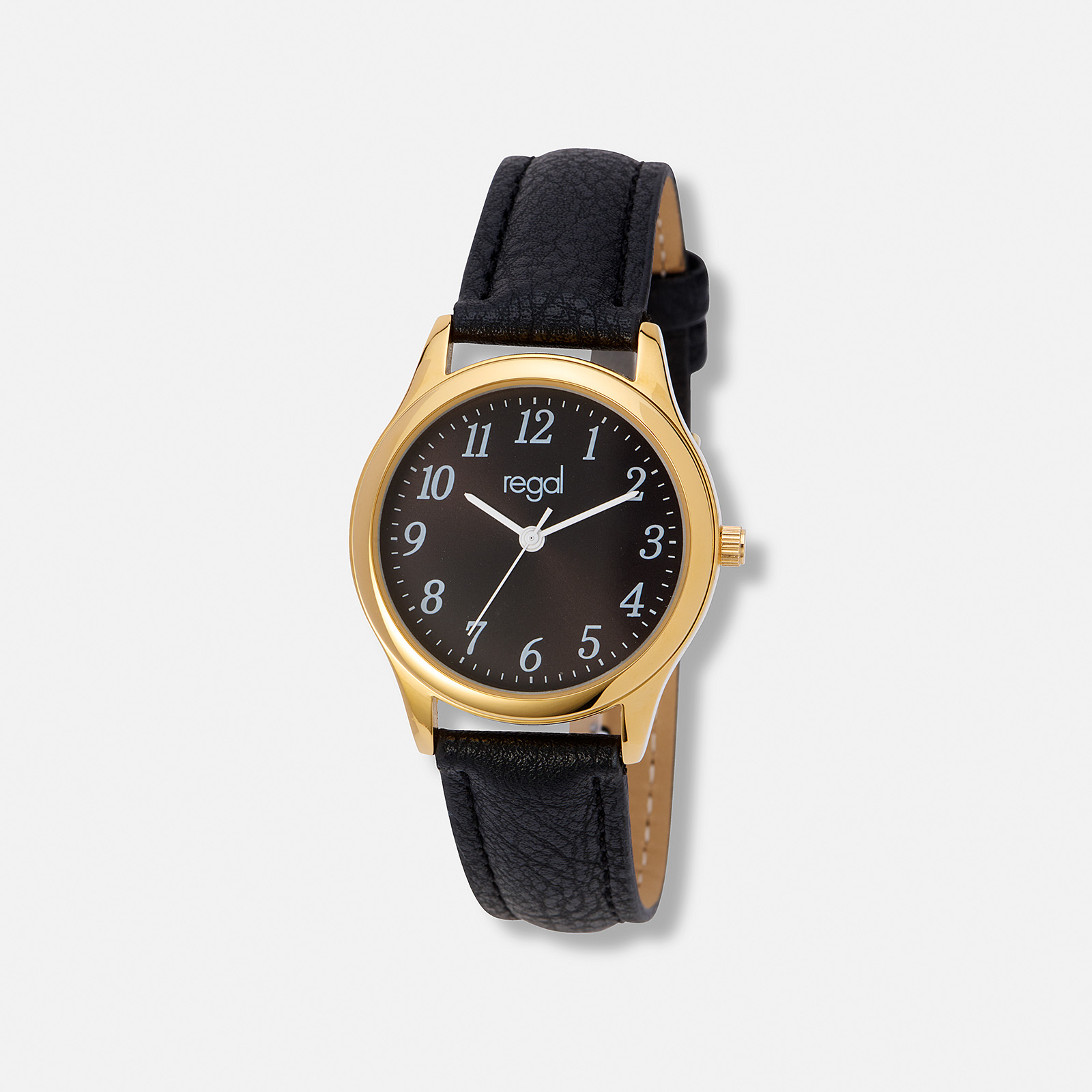 Regal damklocka - svart band, guld/svart, 32mm Regal damklocka - svart band, guld/svart, 32mm