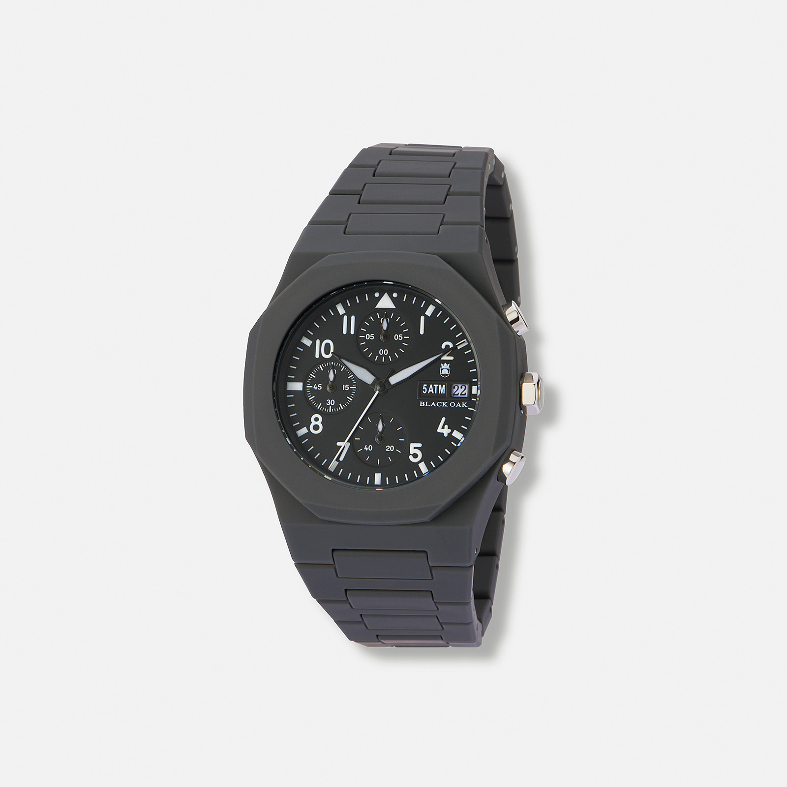 Black Oak Monarch Kronograf grå metall - 41 mm