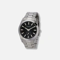 Moretime herrklocka metallband svart/silver - 40 mm