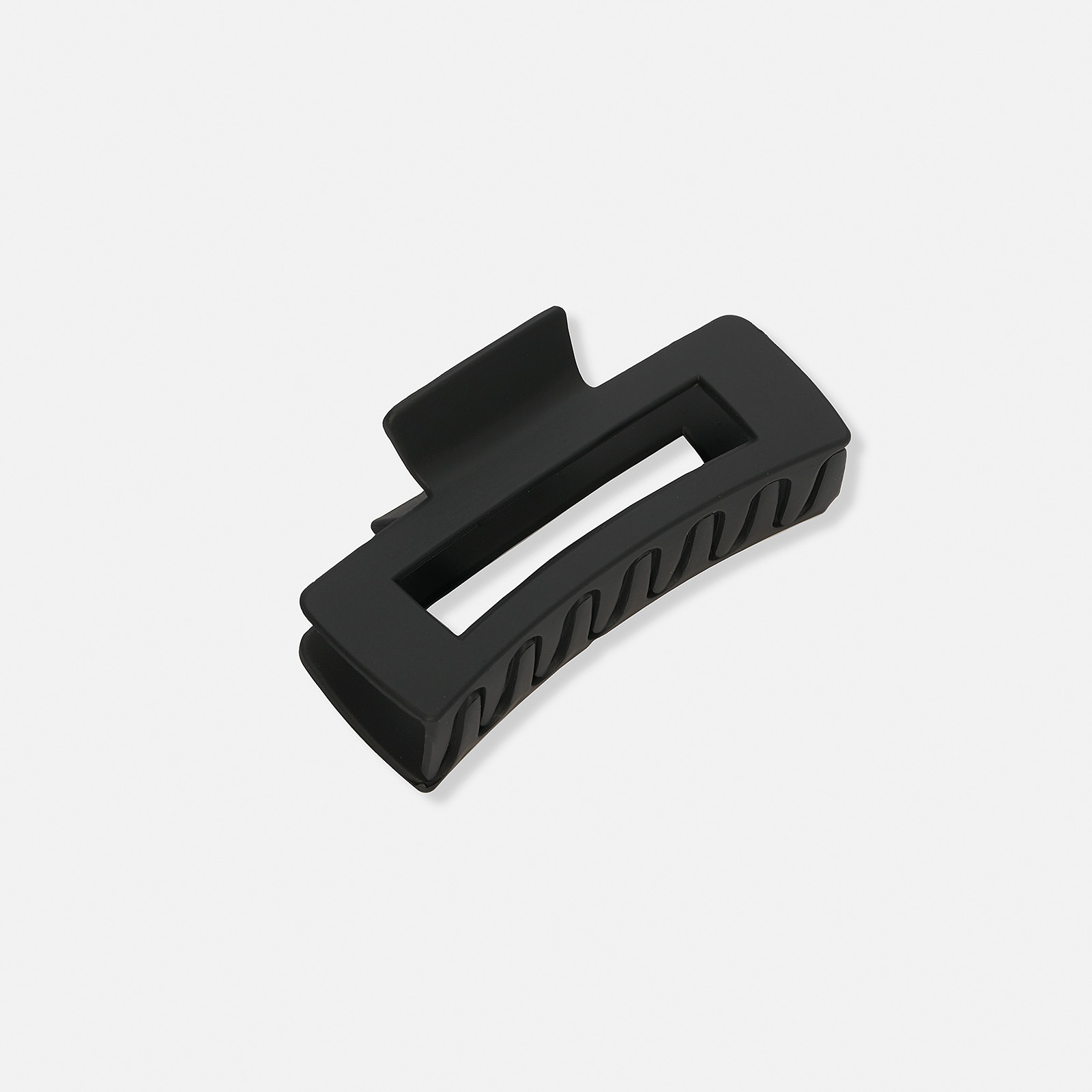 Svart hårklämma 10 cm