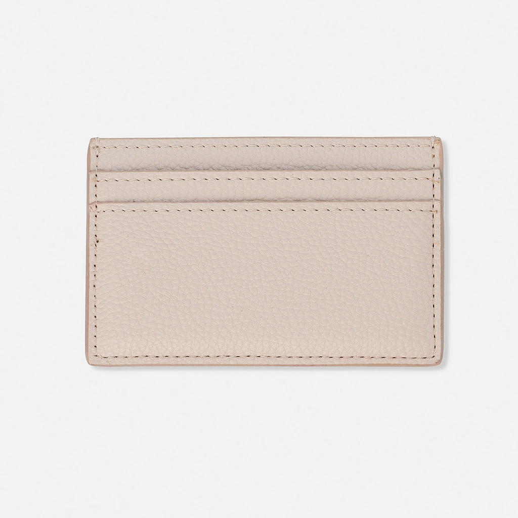 Korthållarer, fem fack - beige konstläder