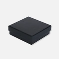 Svart presentask - 8x8 cm