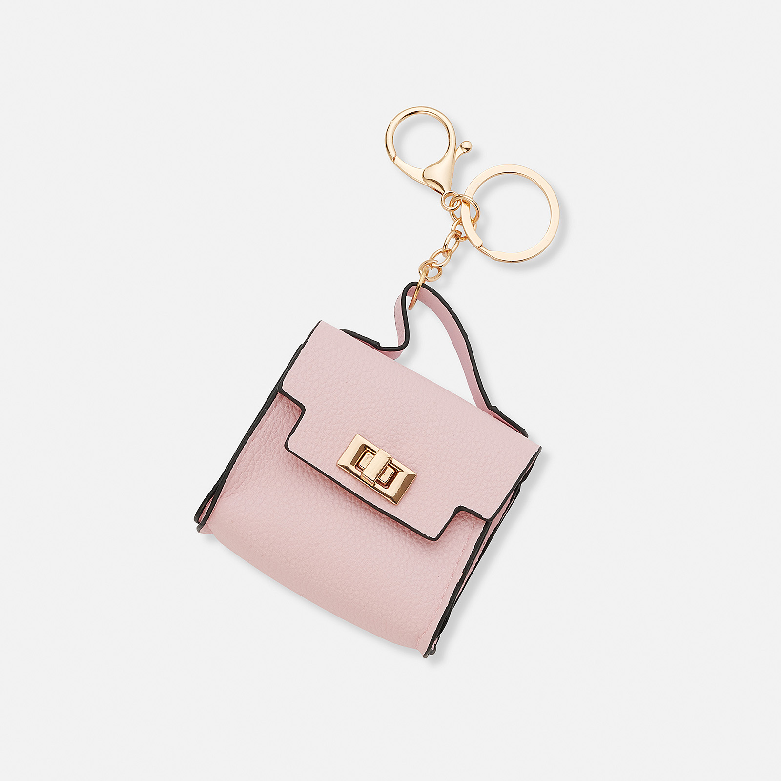 Väskaccessoar - ljusrosa  mini-väska
