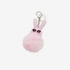 Väskaccessoar - ljusrosa kanin