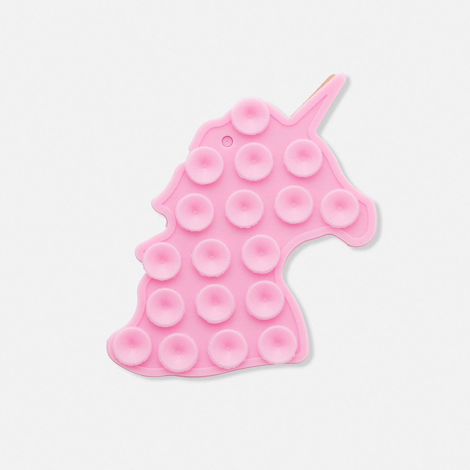 Mobilhållare med sugkoppar, ljusrosa enhörning