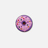 Mobilaccessoar 3D-sticker, lila donut