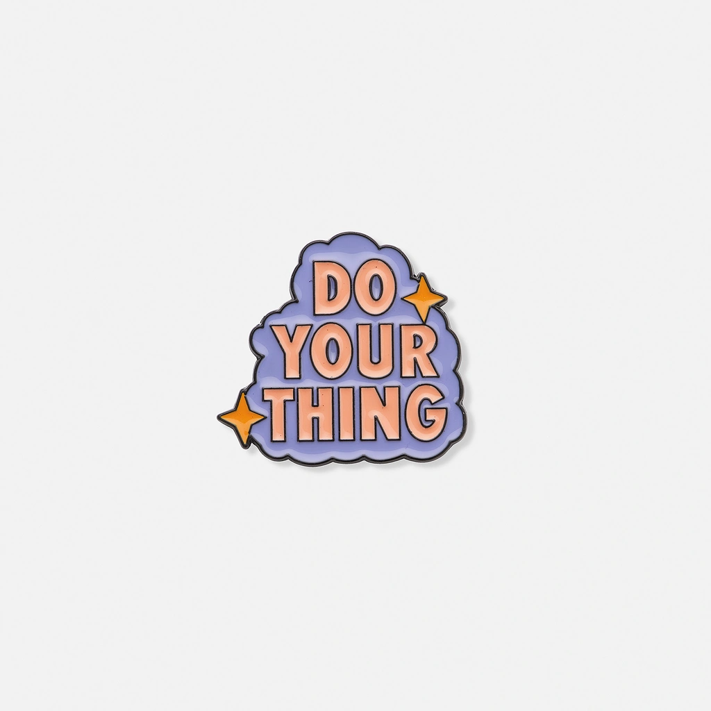Mobilaccessoar 3D-sticker, "do your thing"