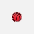 Mobilaccessoar 3D-sticker, basketboll
