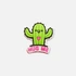 Mobilaccessoar 3D-sticker, kaktus "hug me"