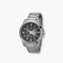Regal herrklocka, metallband, svart/silver, 45 mm