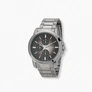 Regal herrklocka, metallband, svart/silver, 45 mm