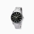 Regal herrklocka, metallband, svart/silver, 40 mm