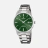 Festina F20511/5 Classic - herrklocka, stål/grön, 39mm