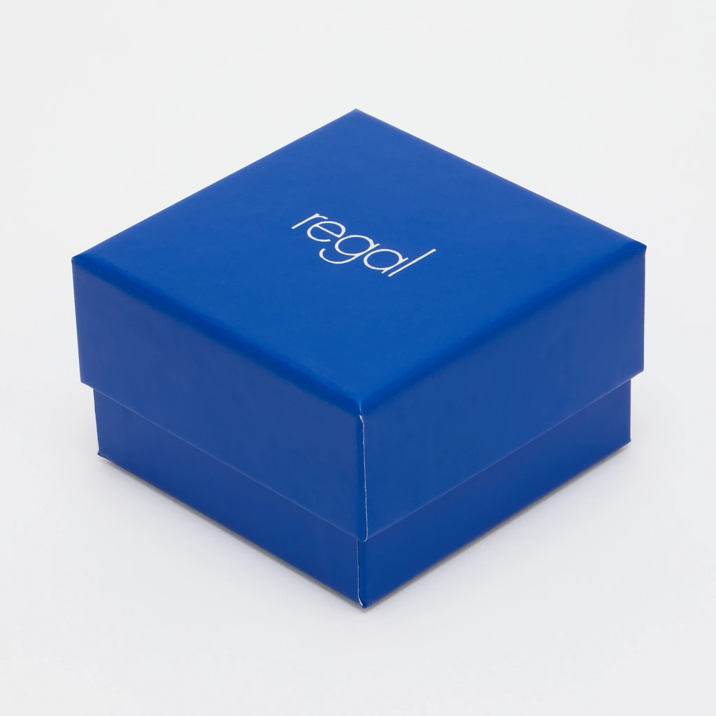 Regal barn klockset med halsband - blå