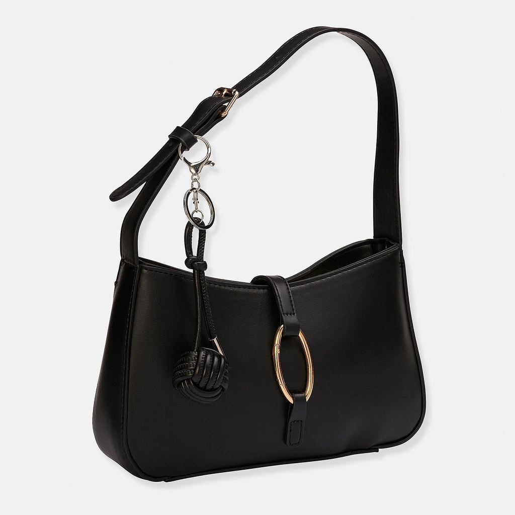 Väskaccessoar - svart knop