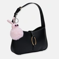 Väskaccessoar - ljusrosa kanin
