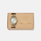 Regal klockset dam, metall, vit/bicolor - 38 mm