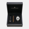 Jacques Lemans Liverpool herrklocka - set vit/stål, 44 mm