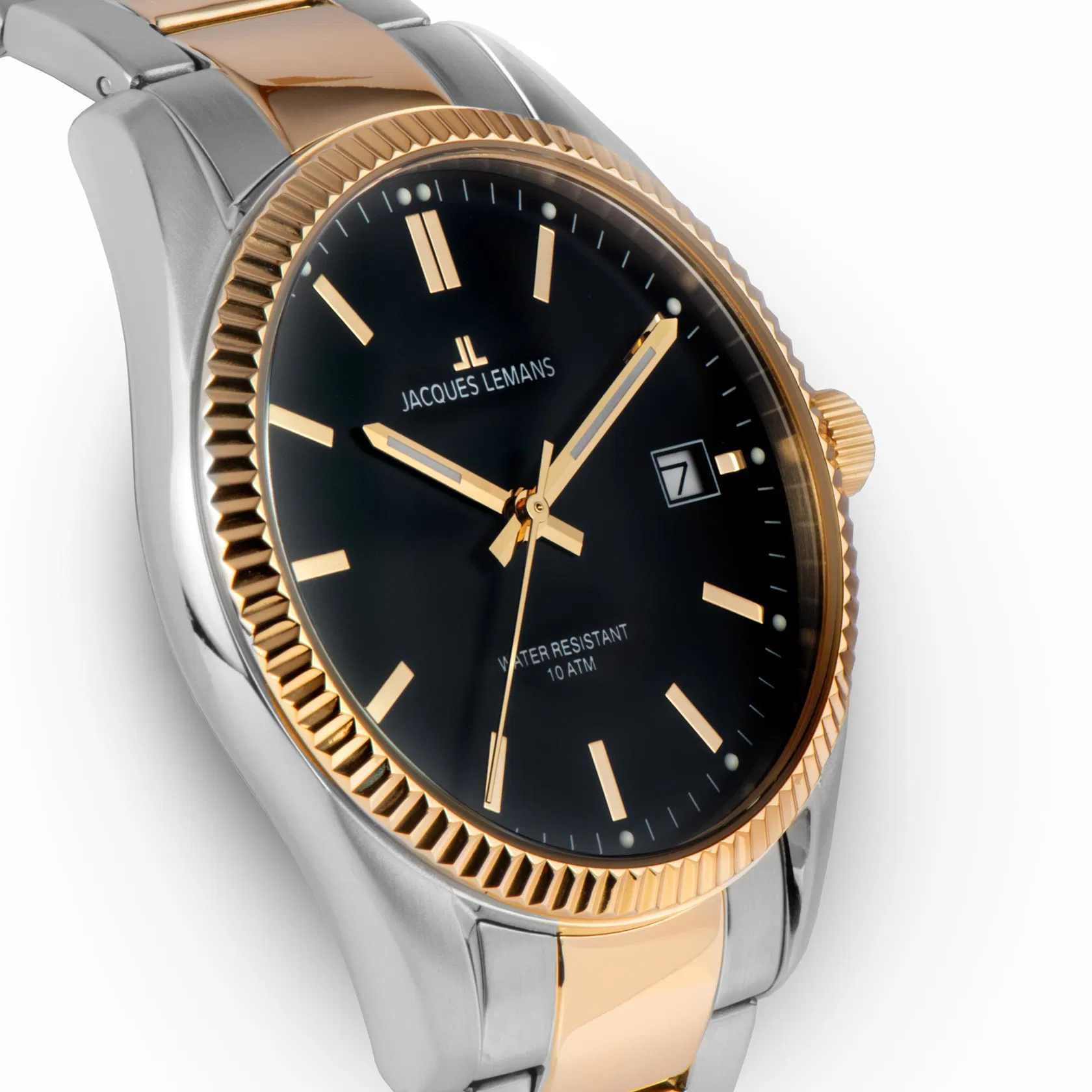 Jacques Lemans Derby - herrklocka, svart/bicolor, 40 mm Jacques Lemans Derby - herrklocka, svart/bicolor, 40 mm