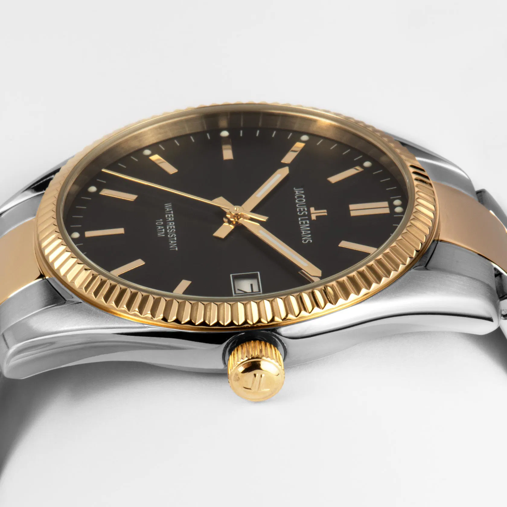 Jacques Lemans Derby - herrklocka, svart/bicolor, 40 mm Jacques Lemans Derby - herrklocka, svart/bicolor, 40 mm