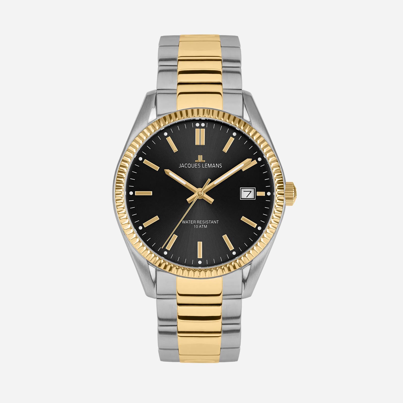 Jacques Lemans Derby - herrklocka, svart/bicolor, 40 mm Jacques Lemans Derby - herrklocka, svart/bicolor, 40 mm