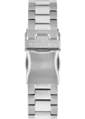 Jacques Lemans Derby - damklocka, vit/stål, 34 mm