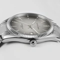 Jacques Lemans Derby - damklocka, vit/stål, 34 mm
