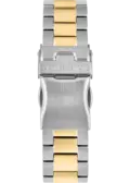 Jacques Lemans Derby - damklocka, vit/stål, 34 mm