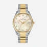 Jacques Lemans Derby - damklocka, vit/stål, 34 mm