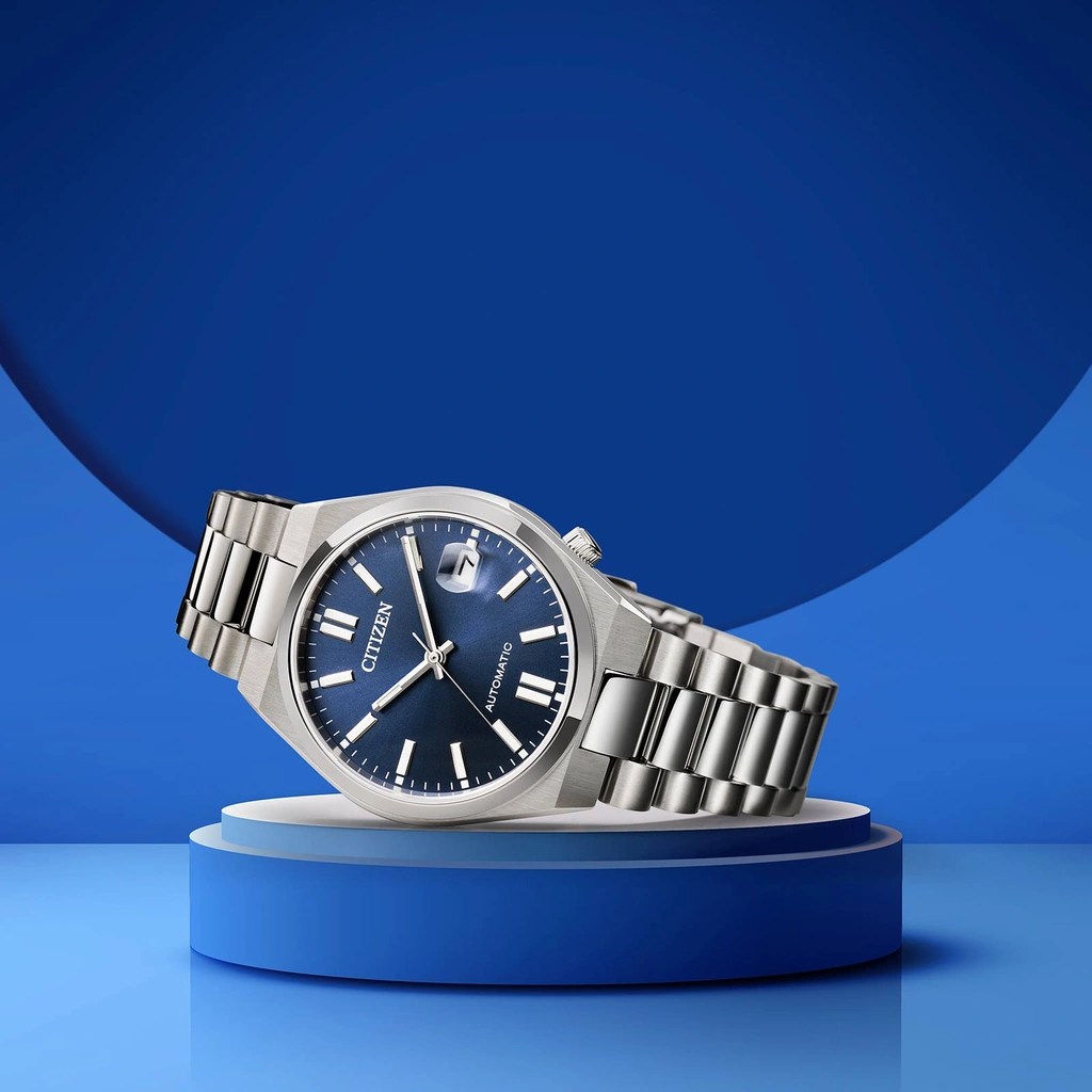 Citizen Tsuyosa Automatic - stål/blå 37mm NJ0200-50M