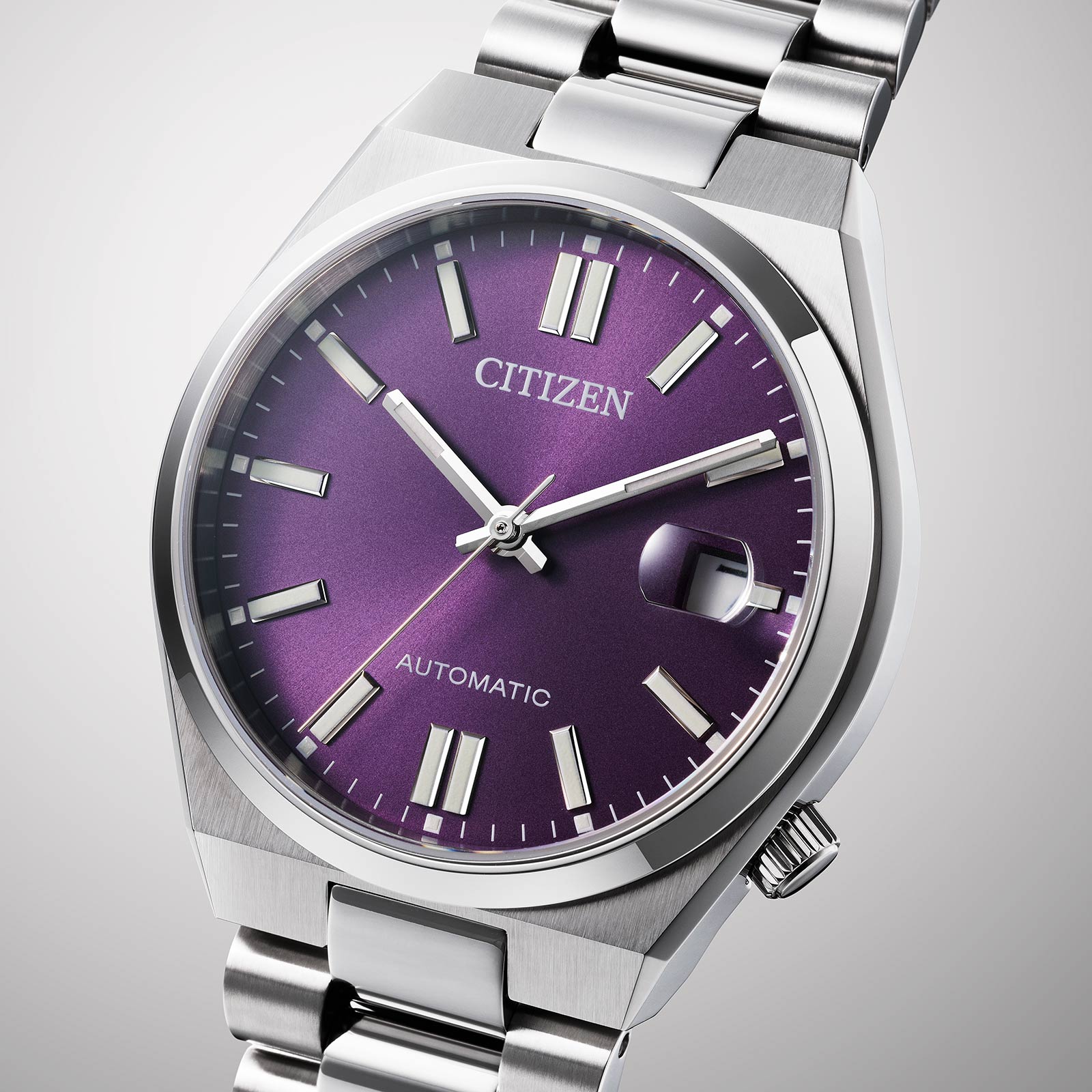 Citizen Tsuyosa Automatic - stål/lila 37mm NJ0200-50W