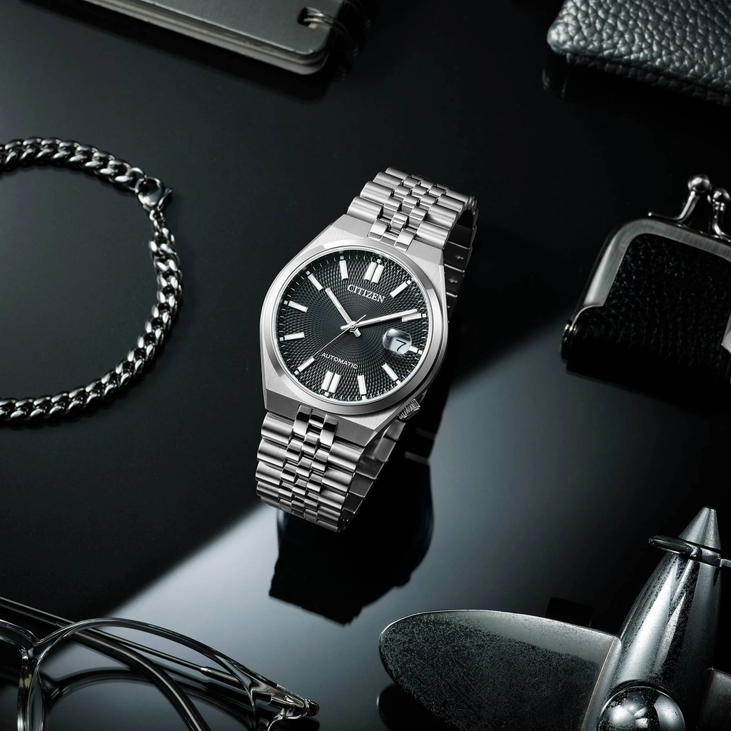 Citizen Tsuyosa 60 Automatic - stål/svart 40mm NK0020-55E