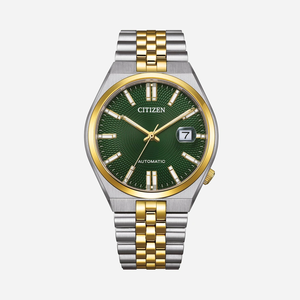 Citizen Tsuyosa 60 Automatic - bicolor/grön 40mm NK0024-54X