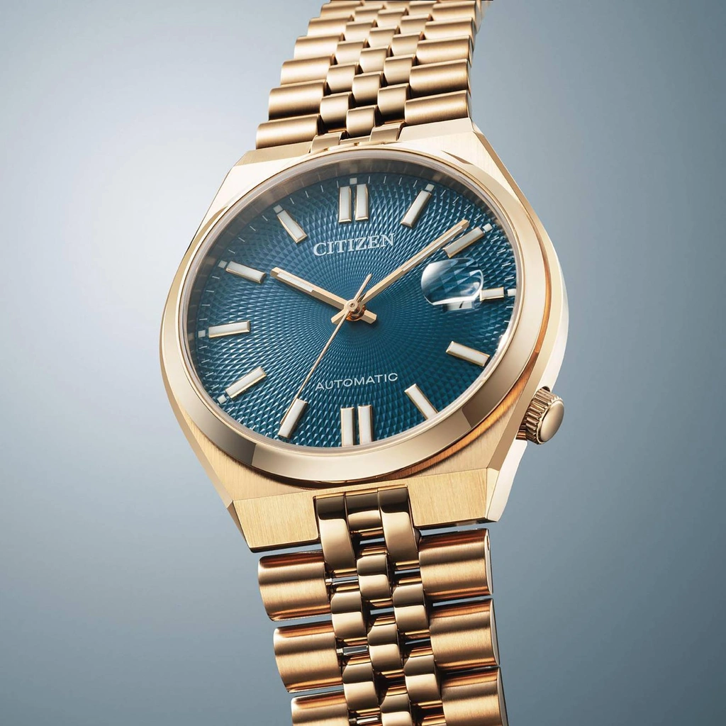 Citizen Tsuyosa 60 Automatic - guld/blå 40mm NK0023-57L