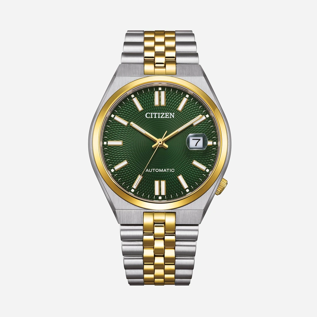 Citizen Tsuyosa 60 Automatic - bicolor/grön 40mm NK0024-54X