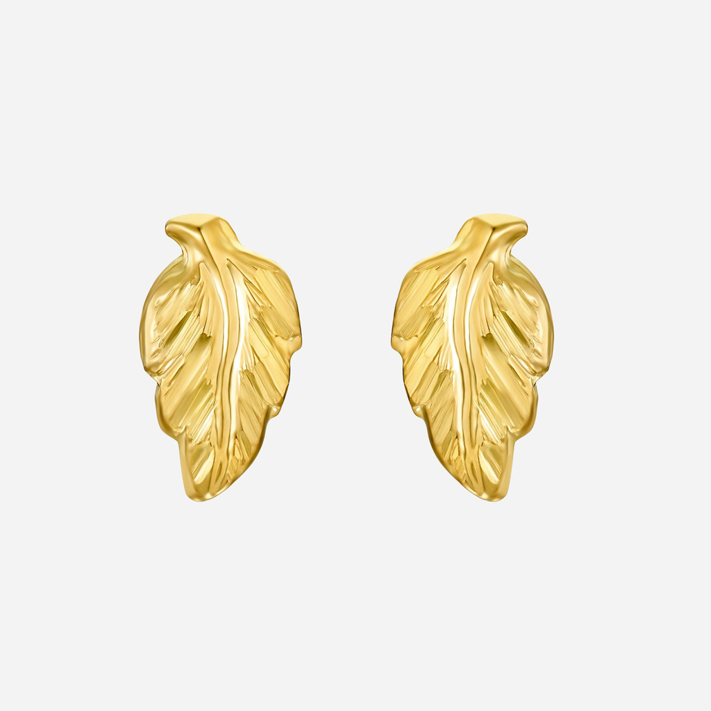 Örhängen 9k guld - Studs 8 mm