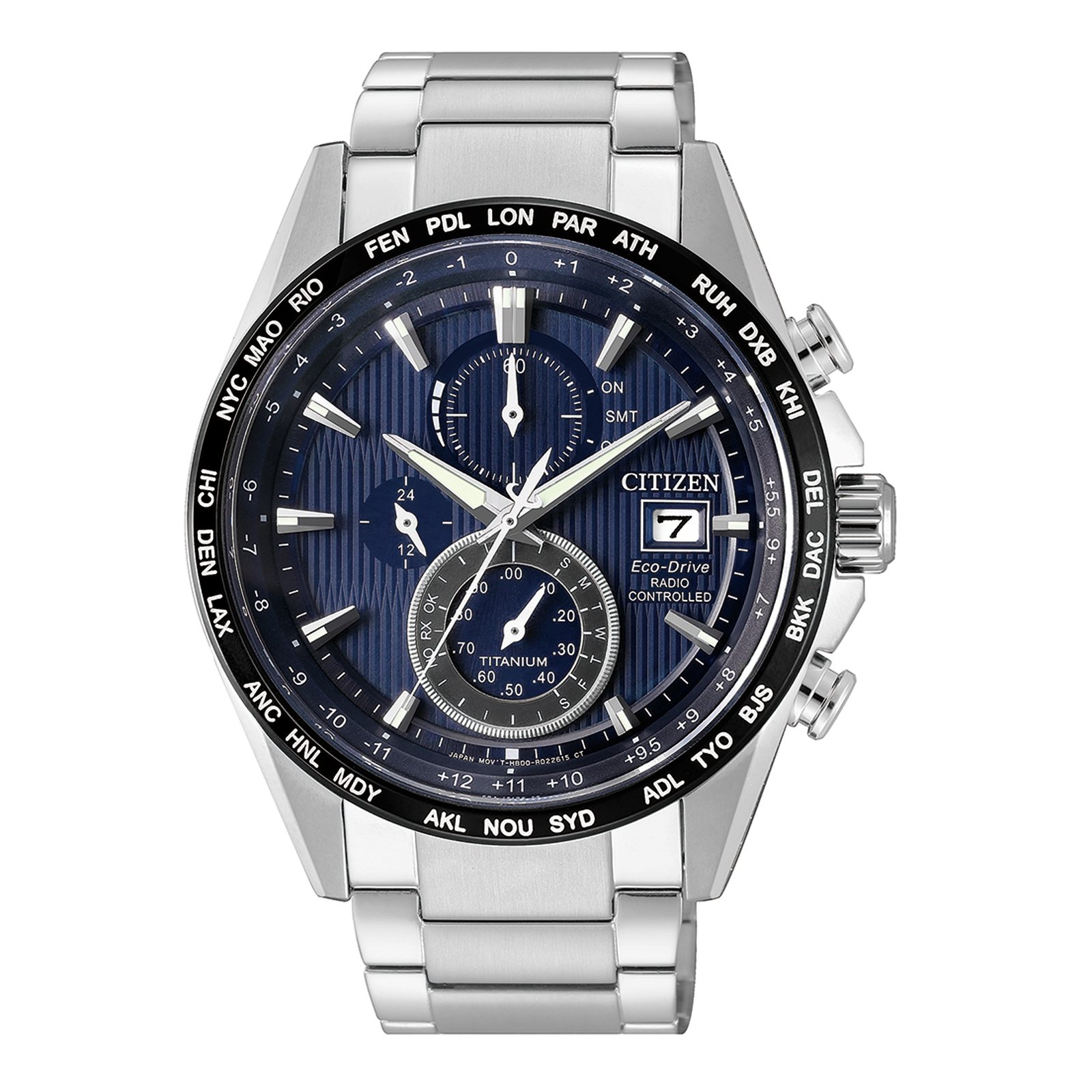 Citizen Eco Drive Radio Controlled Titanium AT8154-82L