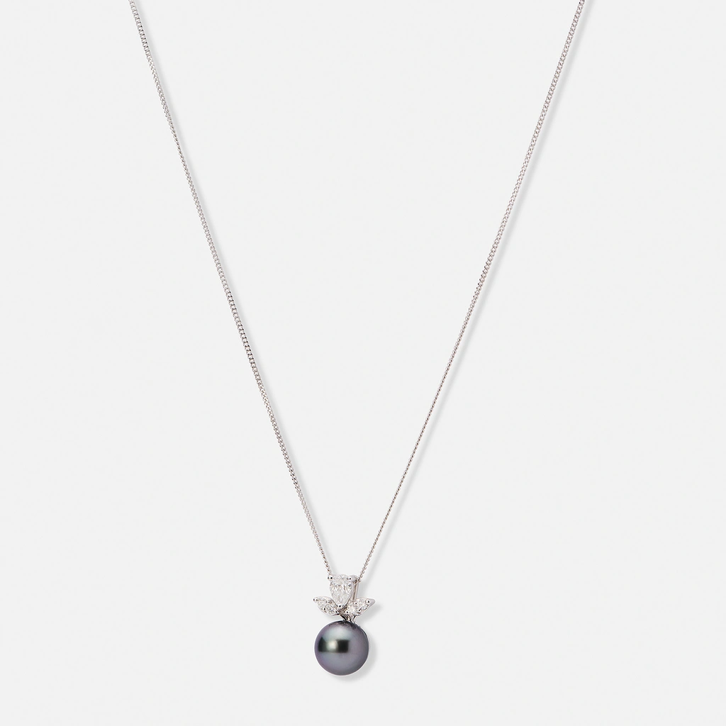 Je t´aime halsband 18K vitguld - La Minuit Tahitian