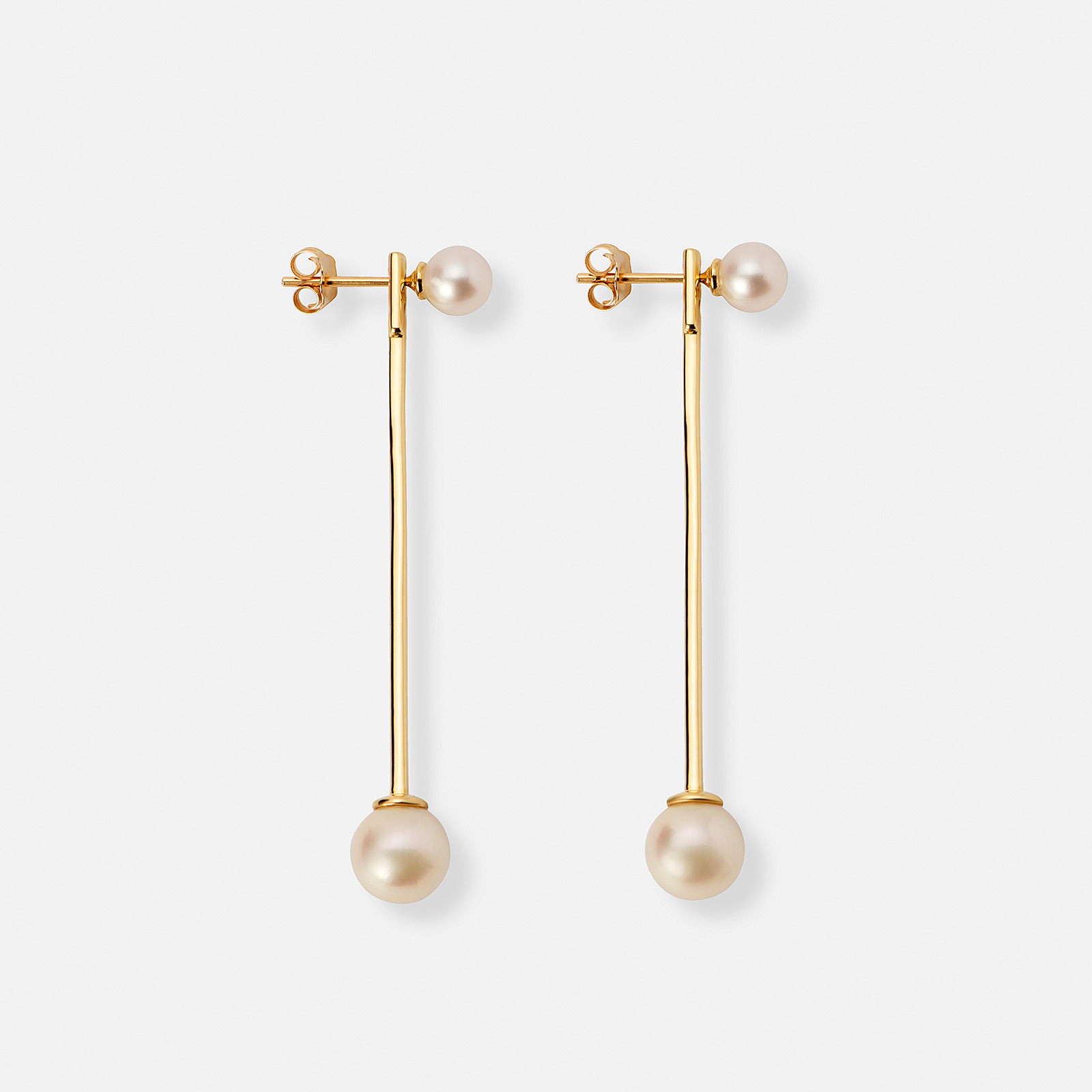 Je t´aime örhängen 18K guld - Ile de Rêve Akoya