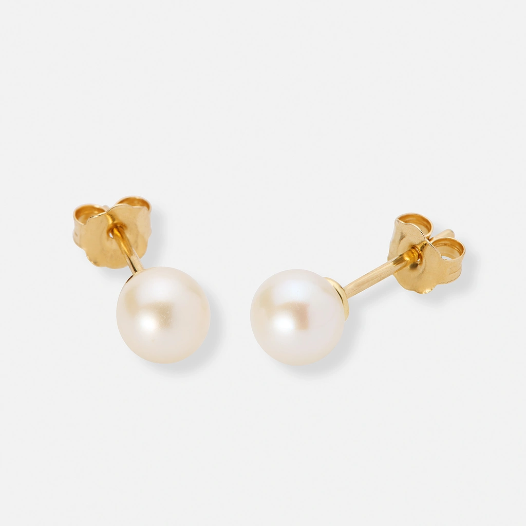Je t´aime örhängen 18K guld - La Rêve Akoya