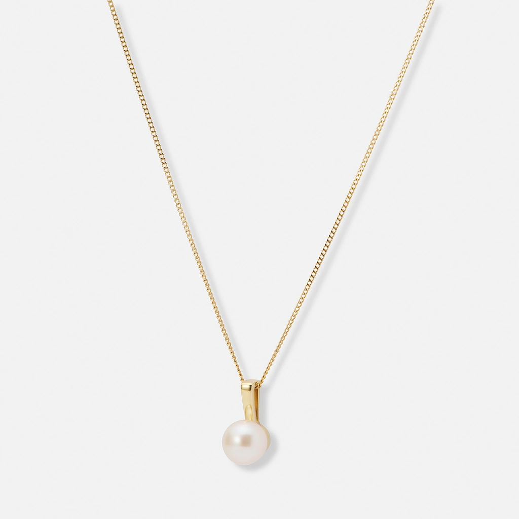 Je t´aime halsband 18K guld - Perle d’Huître Akoya