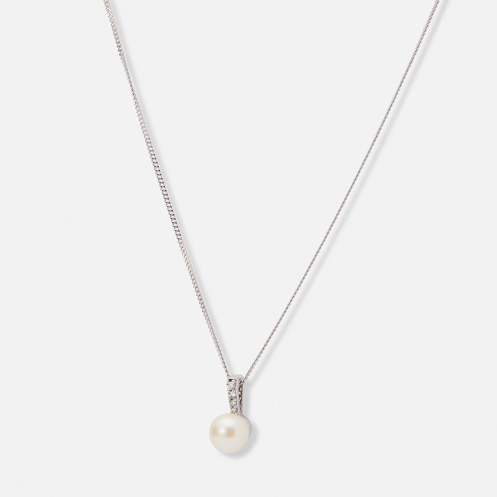 Je t´aime halsband 18K vitguld - Perle d’Huître Lumière Akoya