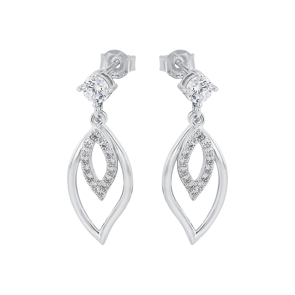 Silverörhängen, hängande lövformer - 28 mm