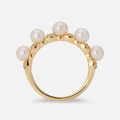 Je t´aime 18K ring vitguld - Mistral Akoya