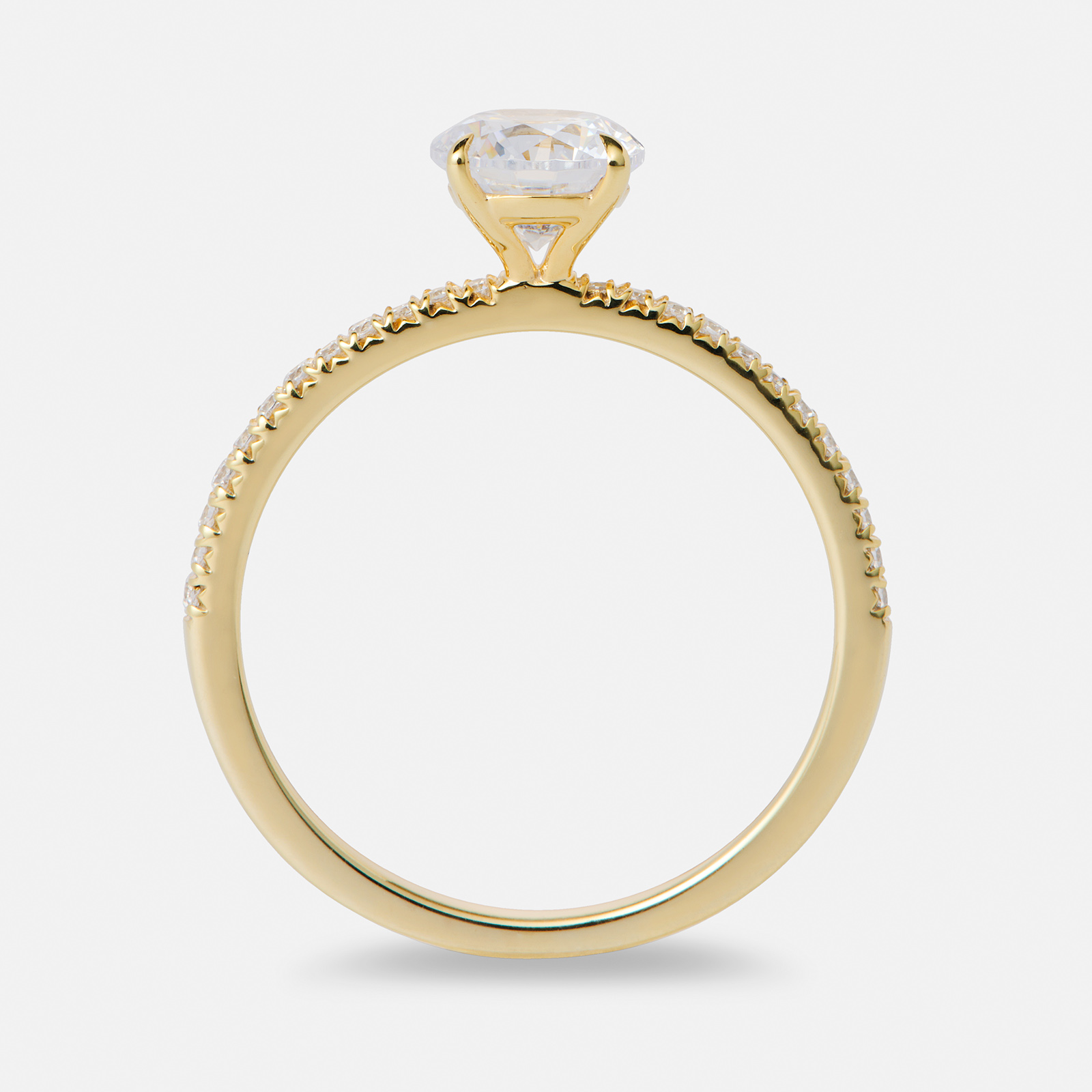 Je t´aime 18K guldring - L'Élue Lumière